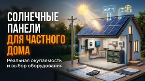 Солнечные панели для дома