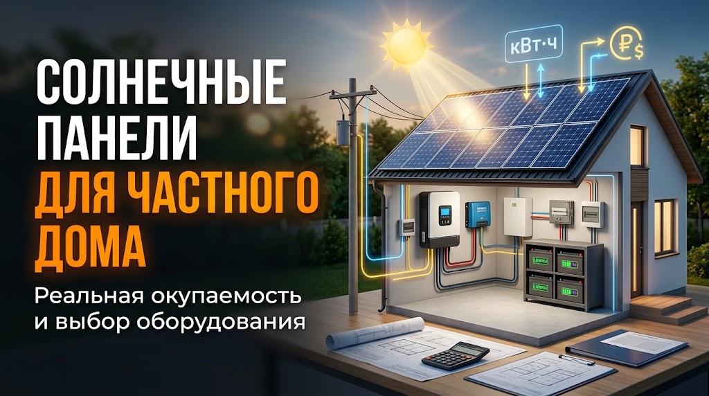 Солнечные панели для дома