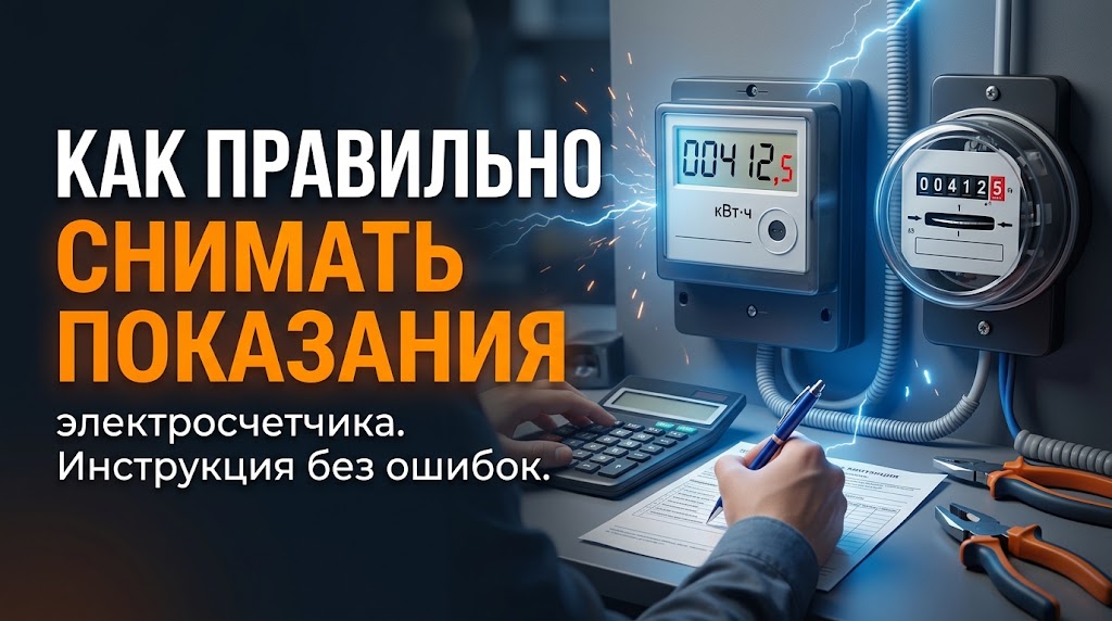 снимать показания электросчетчика
